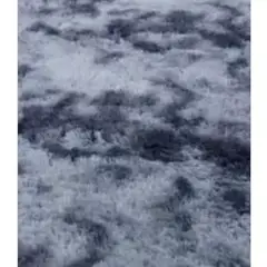 GENERICO - Alfombra Peluda Grande 2x24 m Gris Oscuro Jaspeado