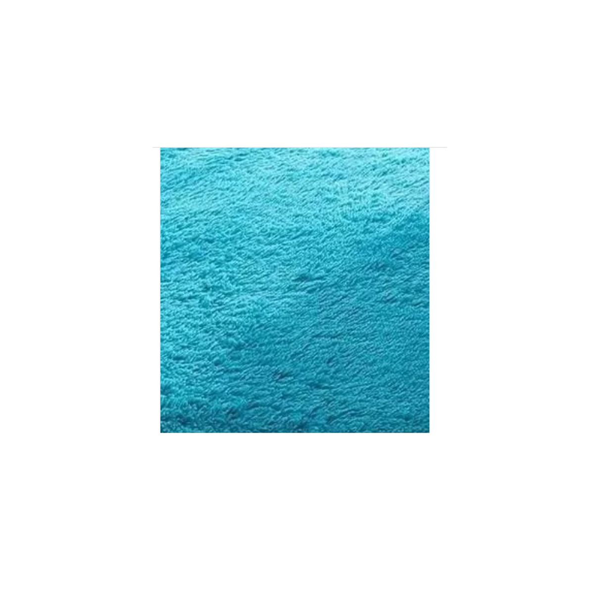 GENERICO - Alfombra Peluda Grande 2x24 m Turquesa