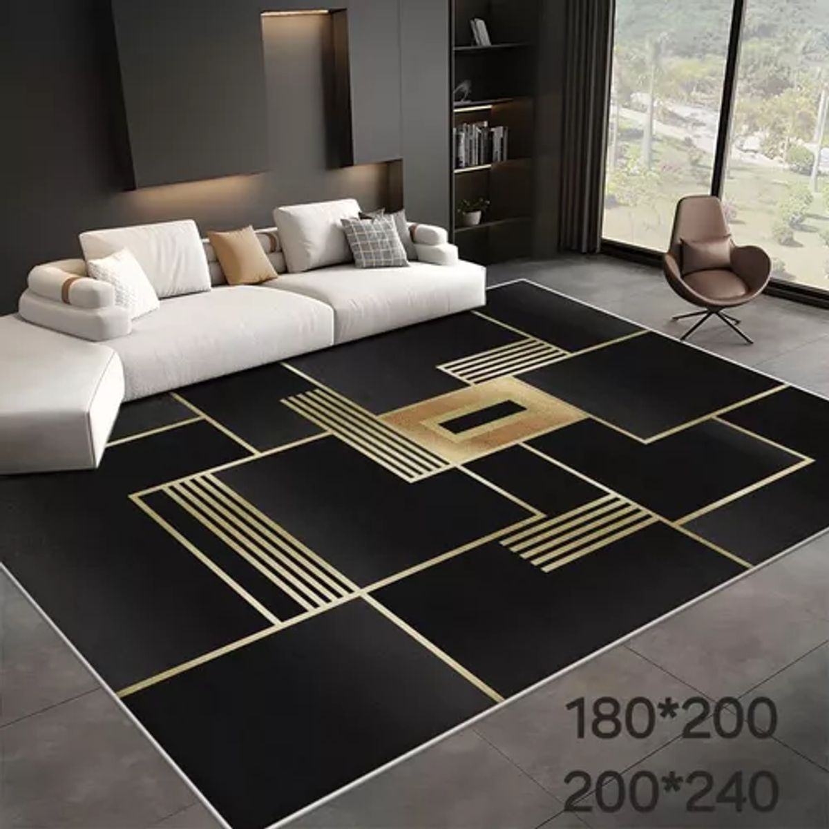 GENERICO - Alfombra Living con Diseños 180x200 cm Diseño 29