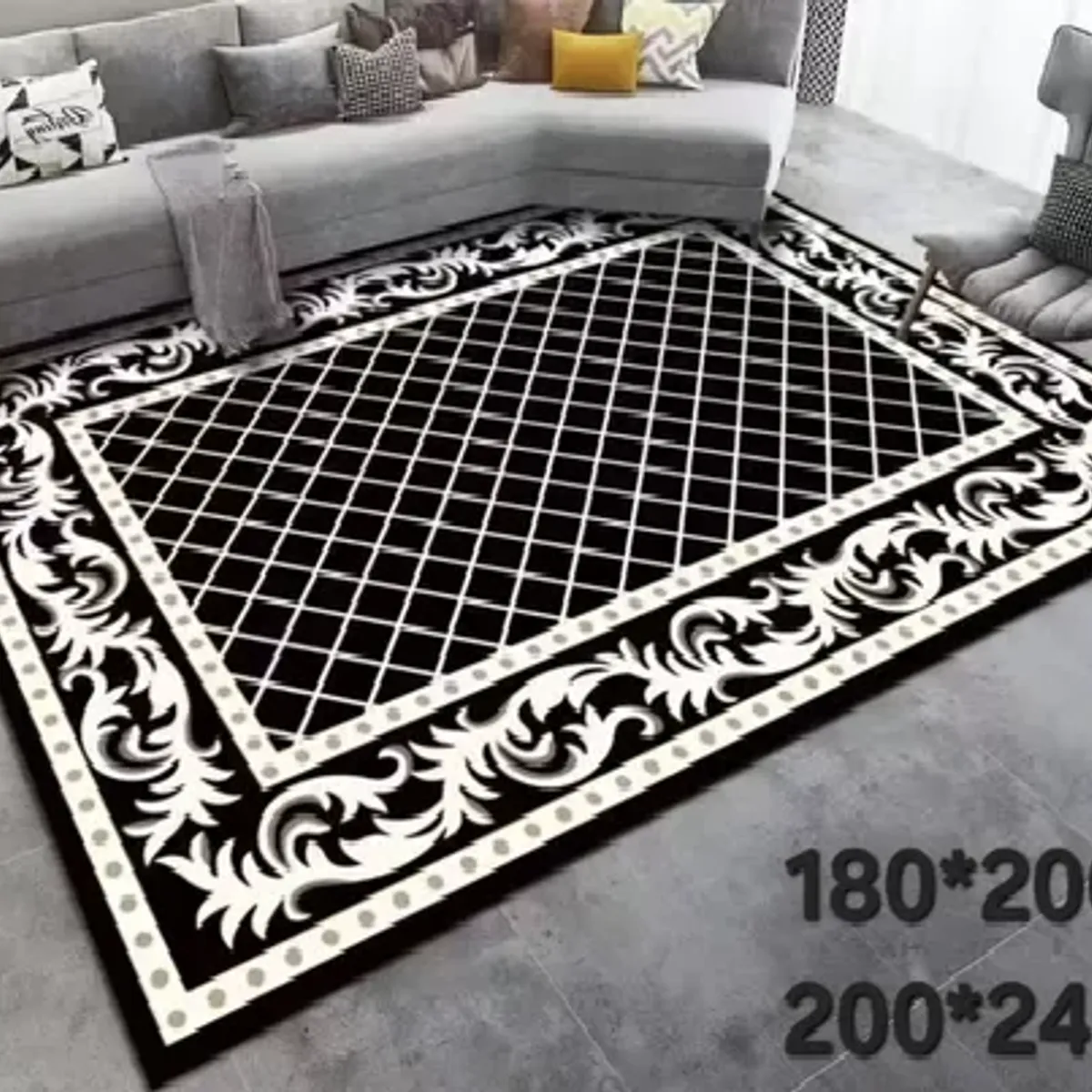 Alfombra Living con Diseños 180x200 cm Diseño 3, marca GENERICO - Foto 2