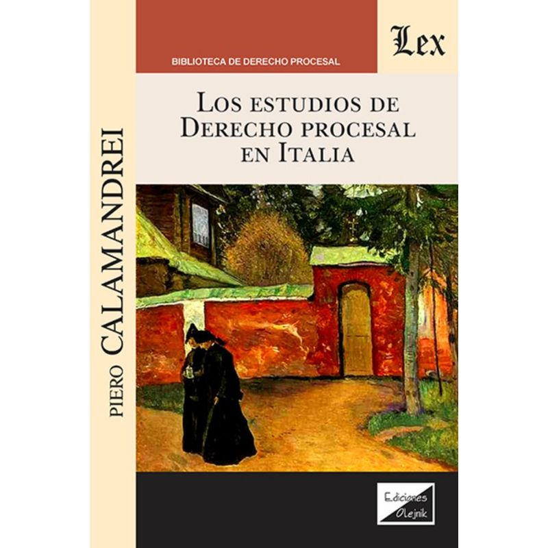 TOP10BOOKS - LIBRO ESTUDIOS DE DERECHO PROCESAL EN ITALIA, LOS / PIERO CALAMANDREI / OLEJNIK