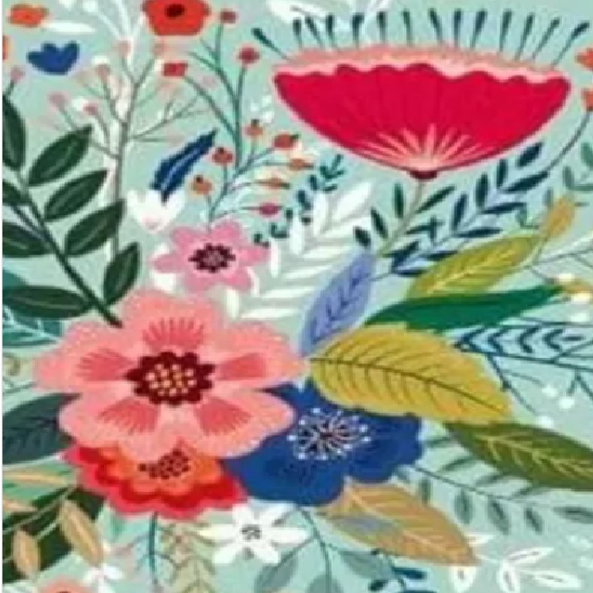 GENERICO - Alfombra Redonda 120 cm Quilín de LinoAlgodón Agua