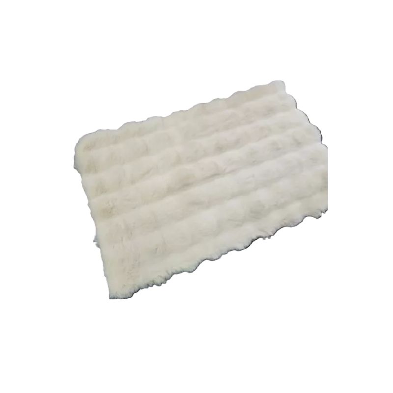 GENERICO - Alfombra Sofá Antideslizante para Baño Gato o Dormitorio 40x60 cm Blanca