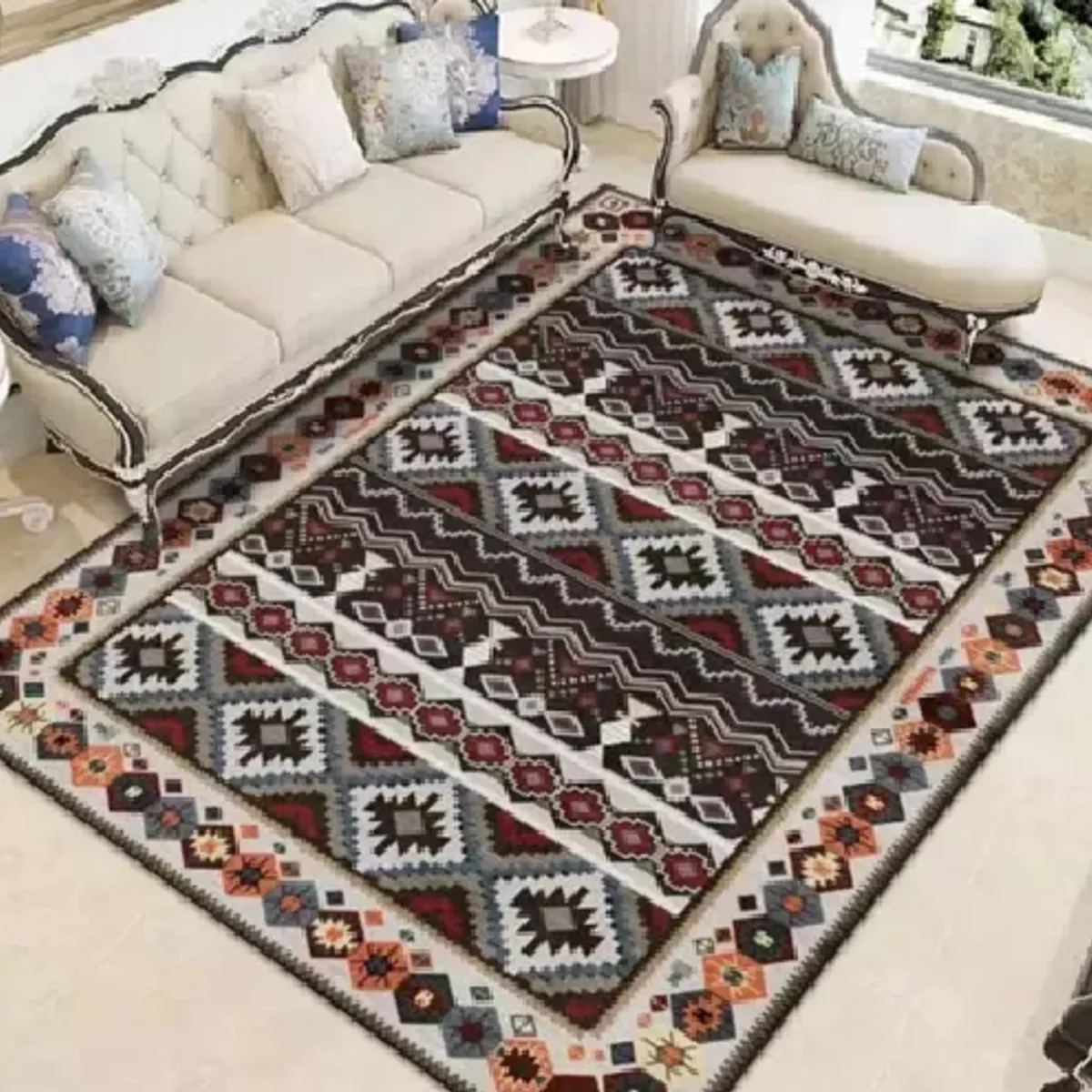 GENERICO - Alfombra Grande 150x200 cm para Dormitorio o Living Modelo 12