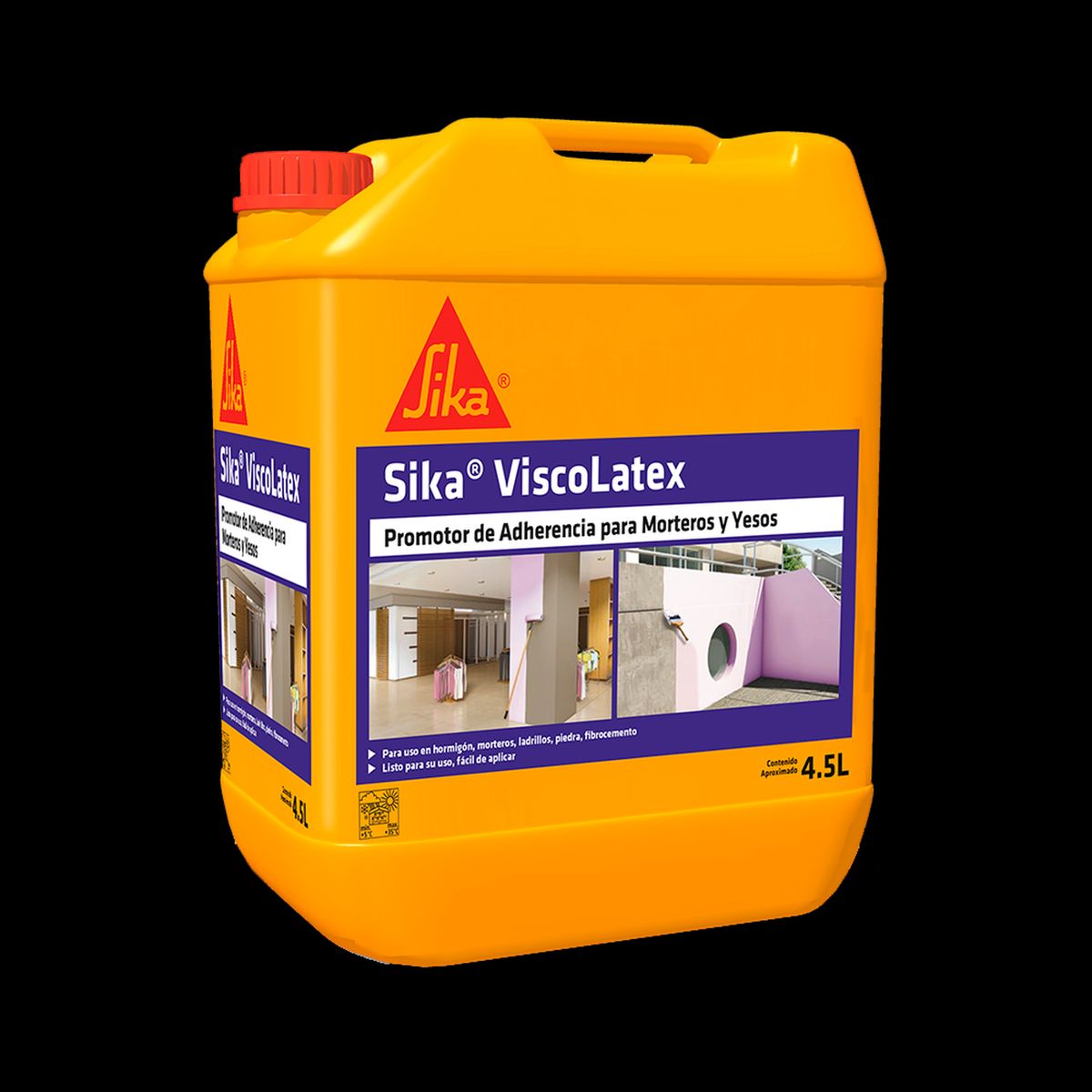 SIKA - SIKA VISCO LATEX - Imprimación de adherencia, Bid 4,5lts