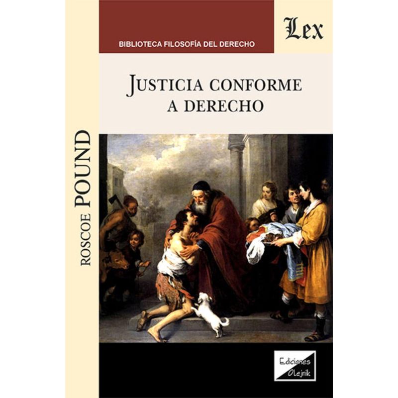 TOP10BOOKS - LIBRO JUSTICIA CONFORME A DERECHO / ROSCOE POUND / OLEJNIK EDICIONES
