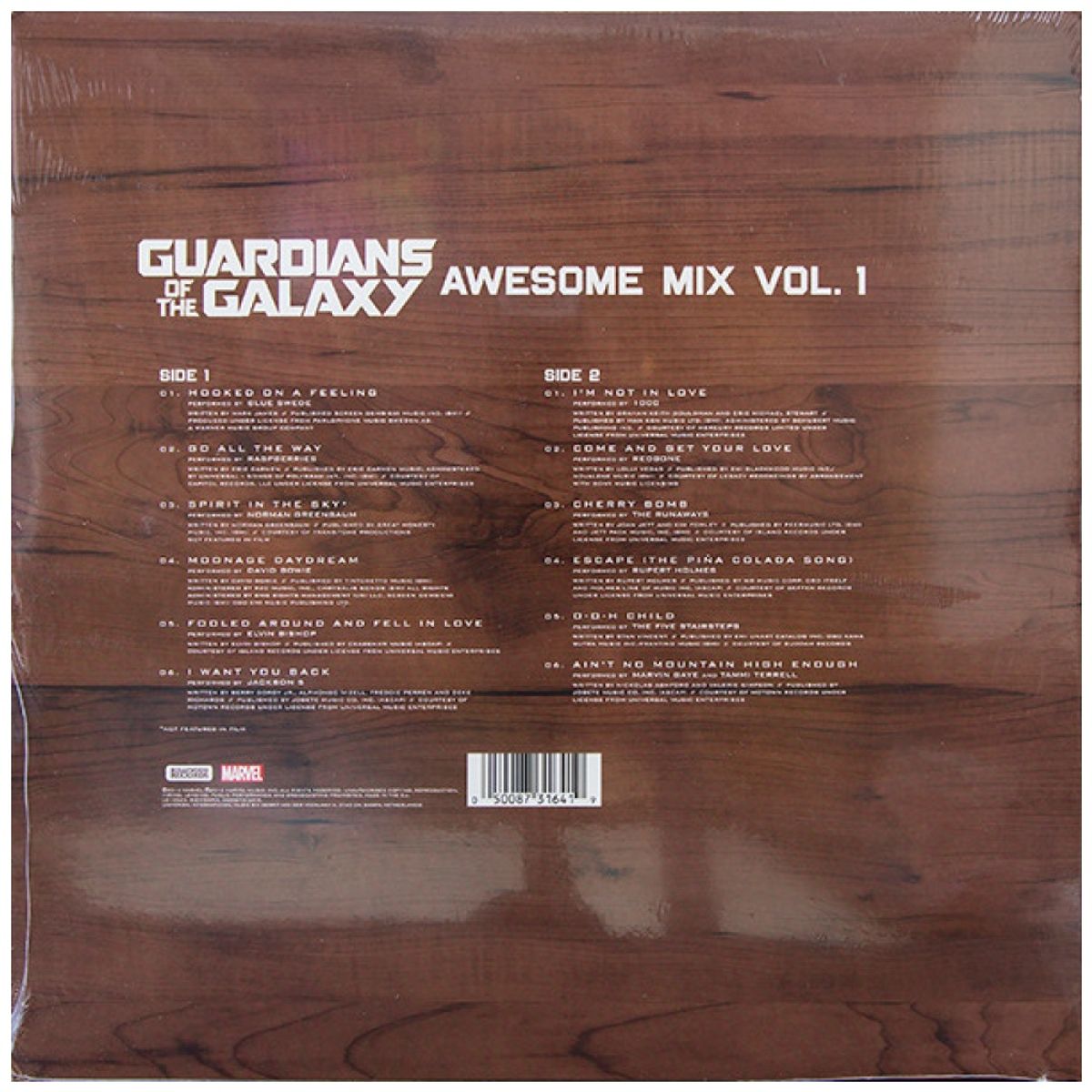 HITWAY MUSIC - GUARDIANS OF THE GALAXY - AWESOME MIX - VOL 1 - VINILO