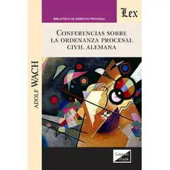 TOP10BOOKS - LIBRO Conferencias Sobre La Ordenanza Procesal CIVIL Alemana