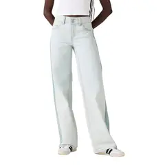 LEVIS - Jeans Mujer Superlow Loose Stripe Celeste