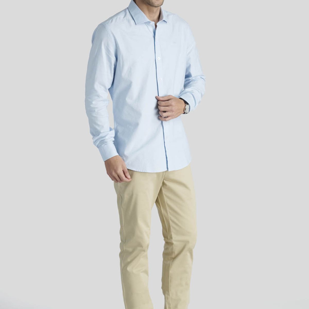 NEW MAN - Camisa Isoter Heritage Celeste New Man
