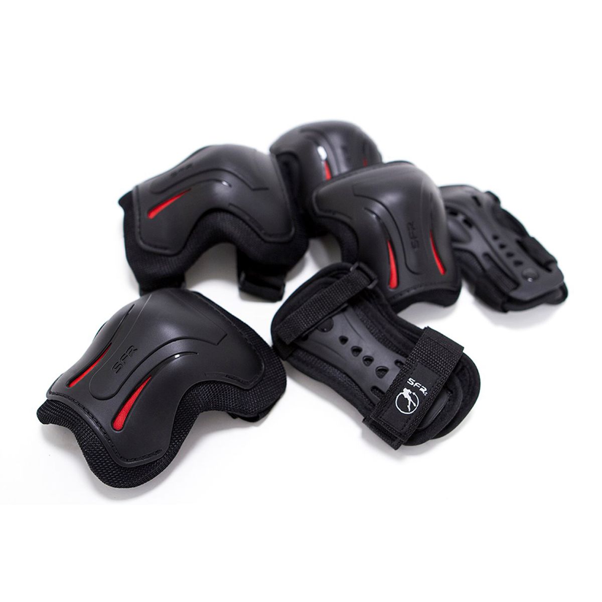 GENERICO - Set de protecciones SFR Essentials Black