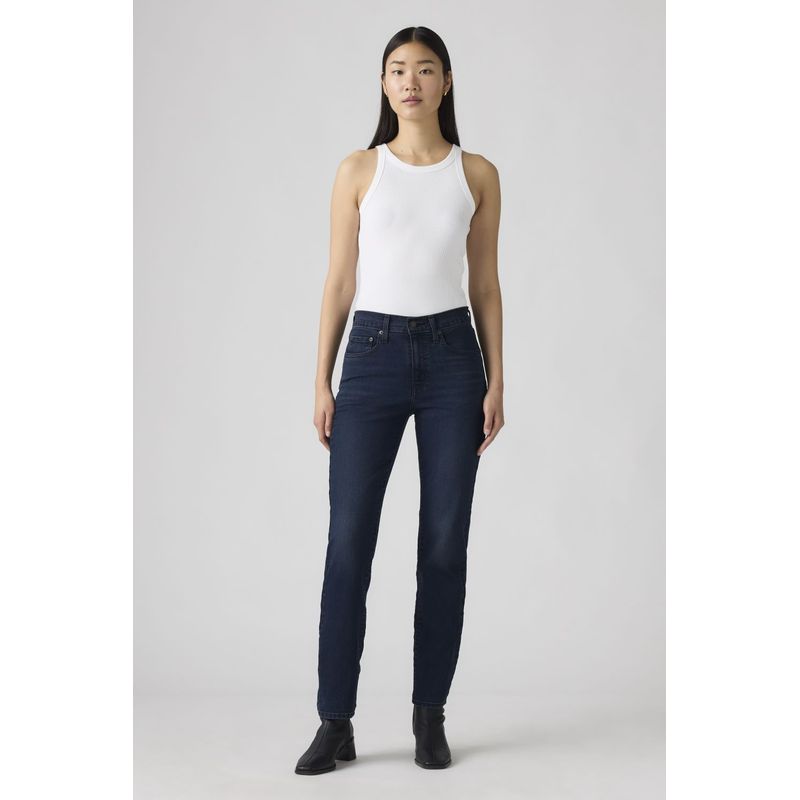 LEVIS - Jeans Mujer 724 High Rise Straight Azul Levis