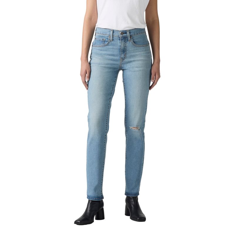 LEVIS - Jeans Mujer 724 High Rise Straight Celeste Levis