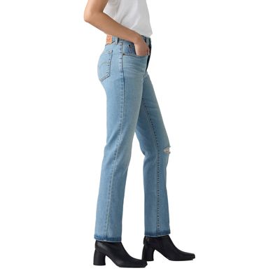 Imagen 2 del producto Jeans Mujer 724 High Rise Straight Celeste