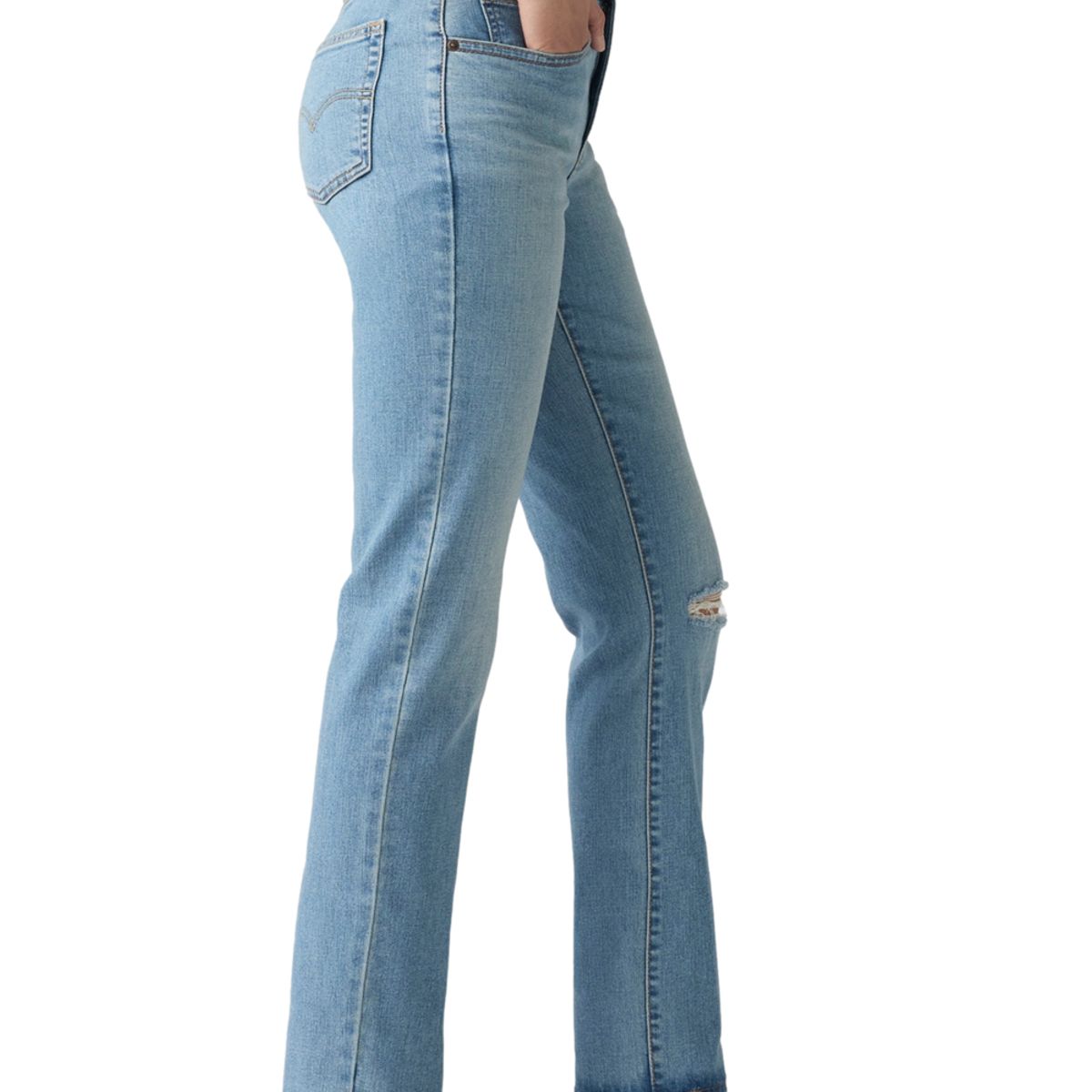 LEVIS - Jeans Mujer 724 High Rise Straight Celeste Levis