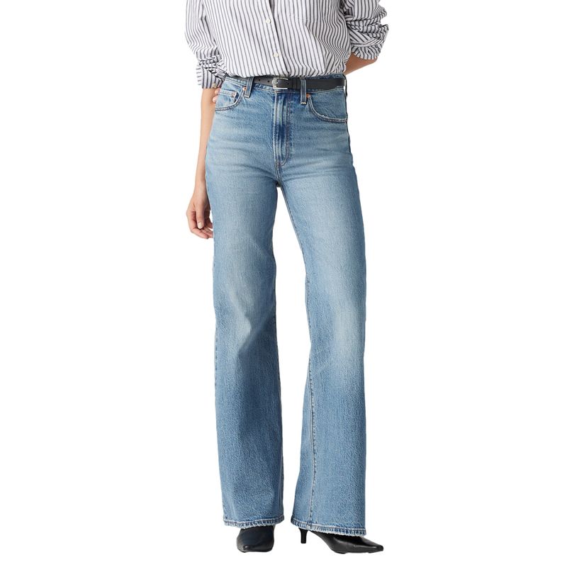 LEVIS - Jeans Mujer Ribcage Bells Celeste Levis