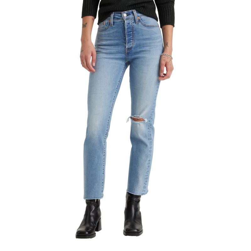 LEVIS - Jeans Mujer Wedgie Straight Celeste Levis