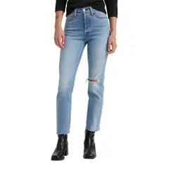 LEVIS - Jeans Mujer Wedgie Straight Celeste