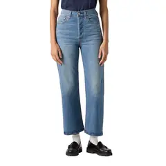LEVIS - Jeans Mujer Ribcage Straight Ankle Celeste