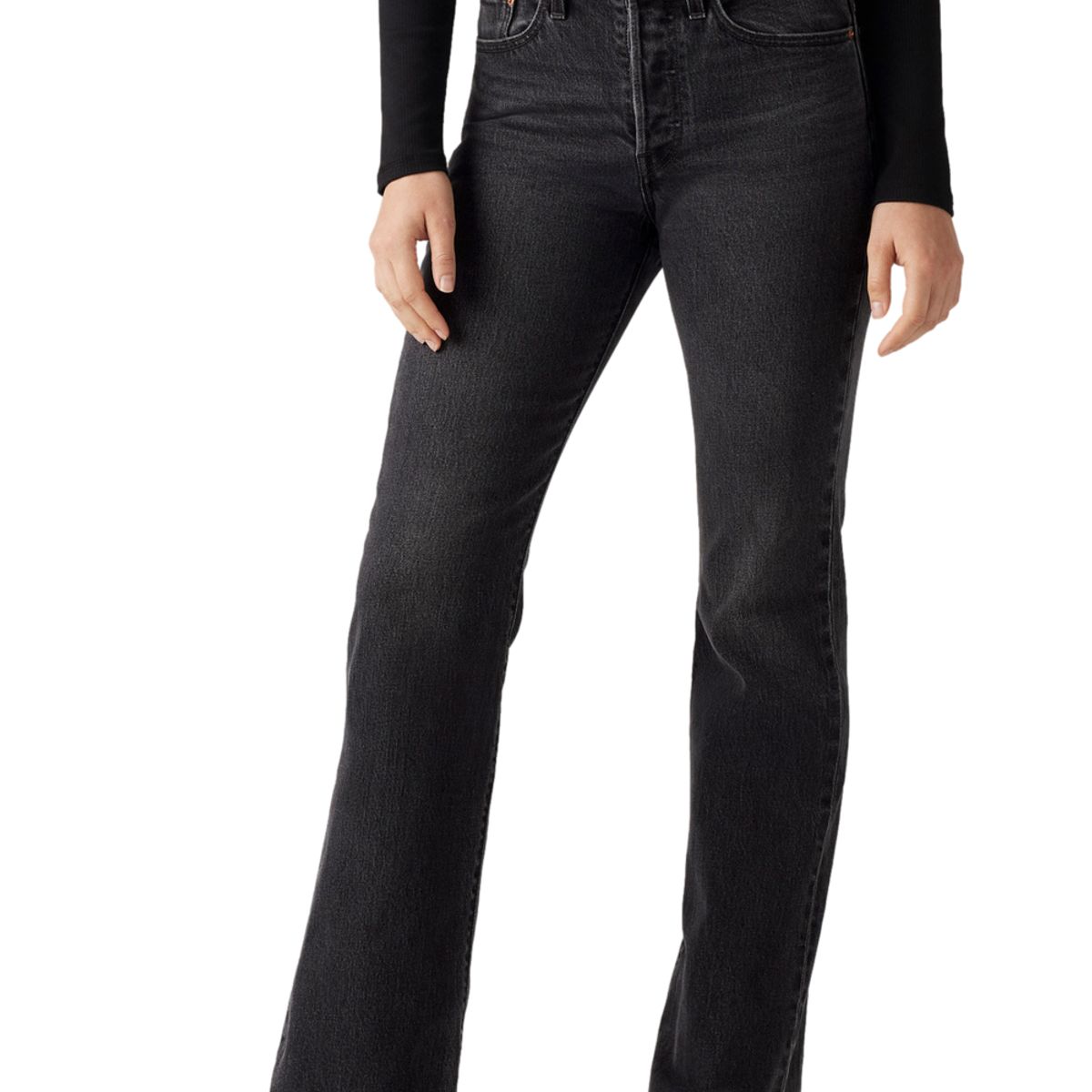 LEVIS - Jeans Mujer Wedgie Boot Negro Levis