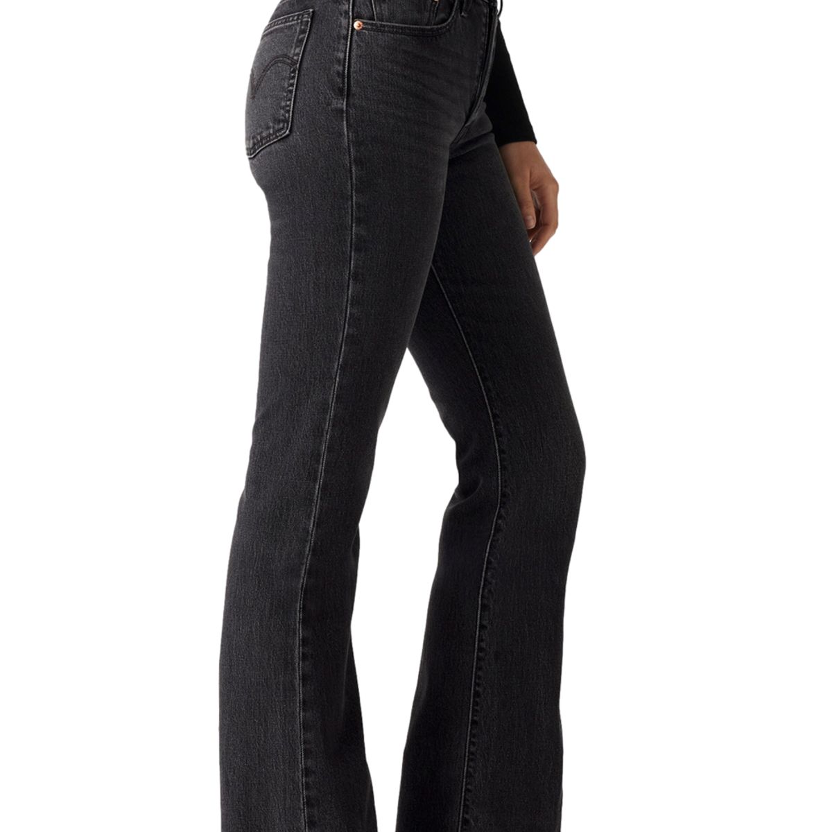 LEVIS - Jeans Mujer Wedgie Boot Negro Levis