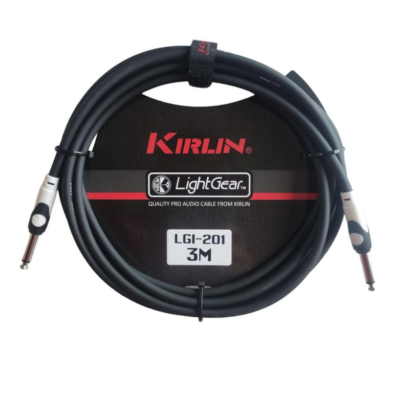 KIRLIN Cable Audio Plug-Plug 3 metros LGI-201BK 3M - Negro