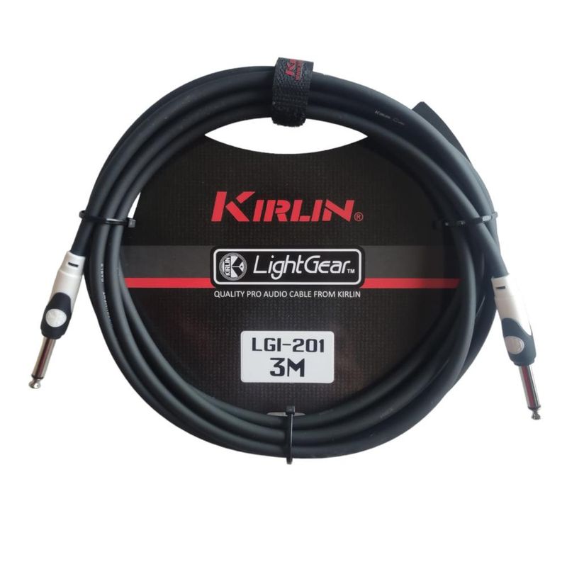 KIRLIN - Cable Audio Plug-Plug 3 metros Kirlin LGI-201BK 3M - Negro