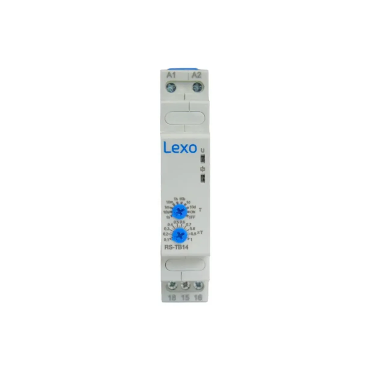 LEXO - Rele Off Delay Retardo a la Desconexion RS-TB23 1S-10D 12-240VacVdc Lexo