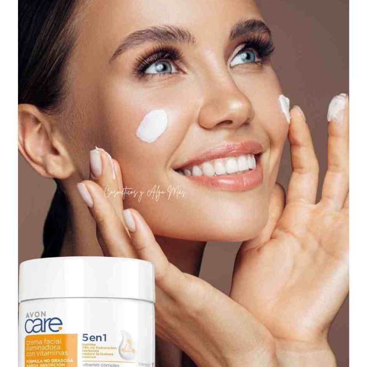 AVON - Crema facial hidratante vitaminada 5 en 1