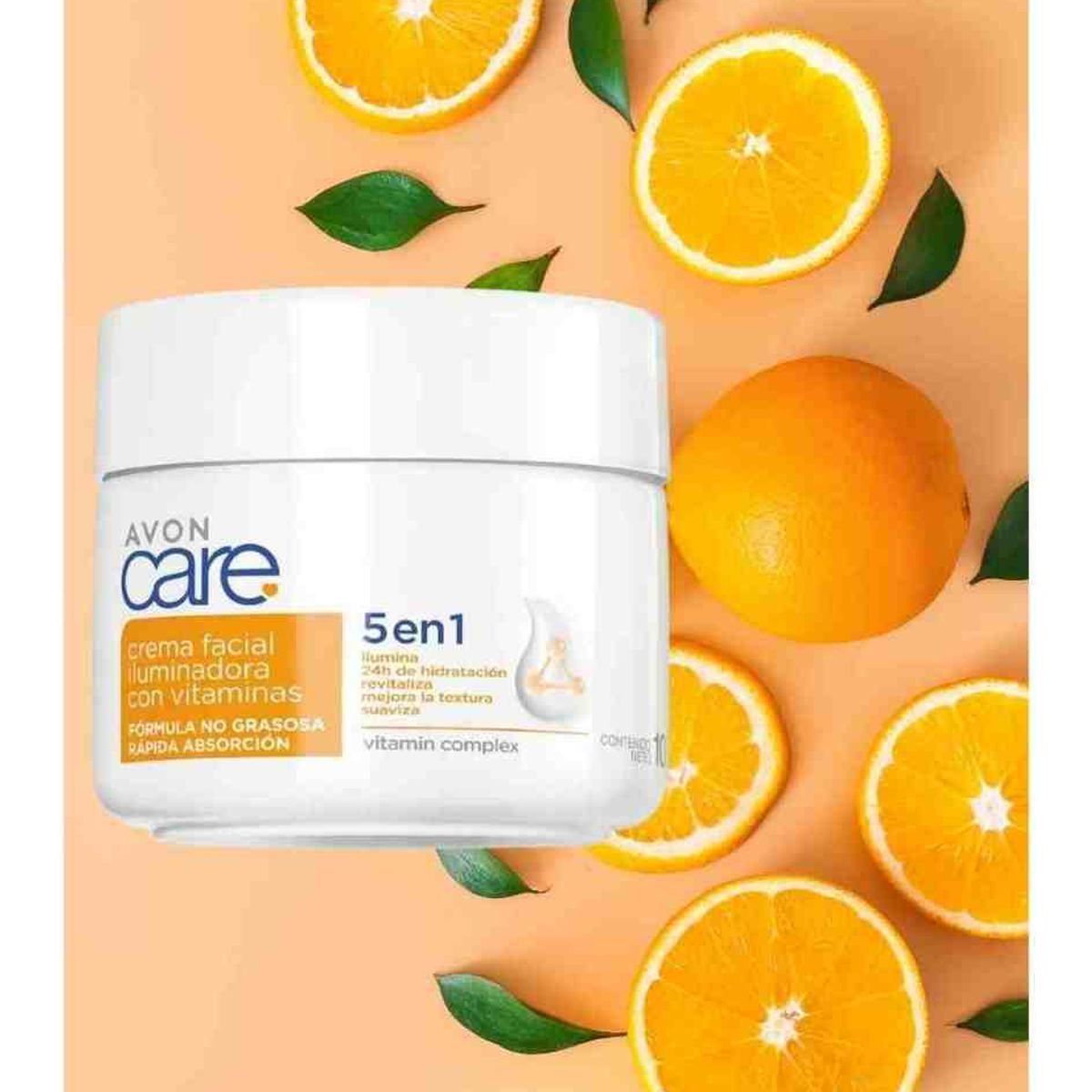 AVON - Crema facial hidratante vitaminada 5 en 1