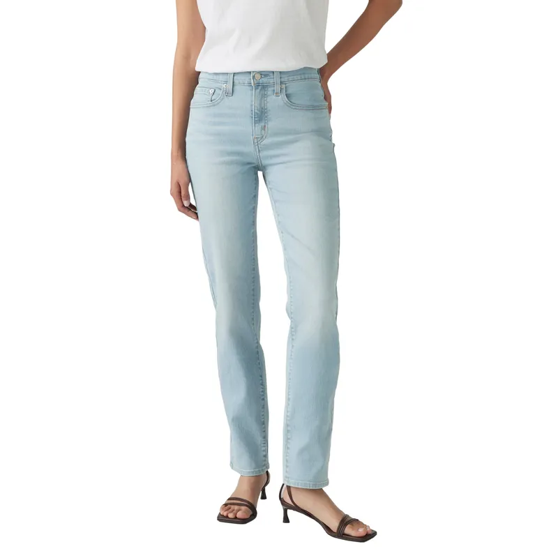 LEVIS - Jeans Mujer 724 High Rise Straight Celeste Levis