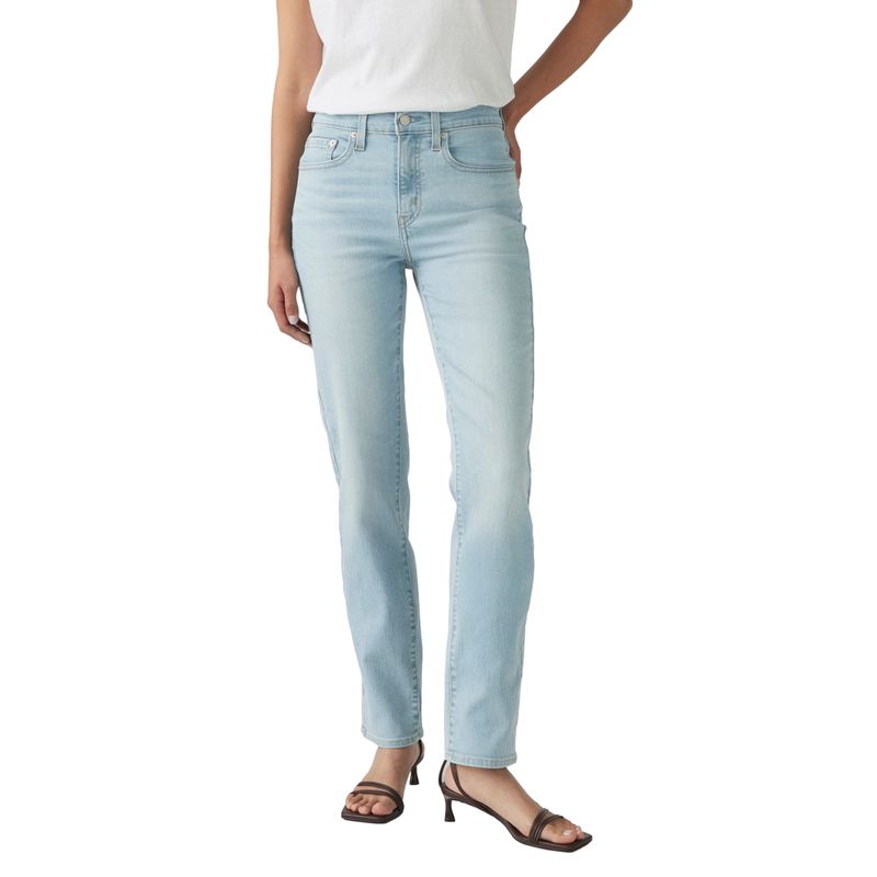 LEVIS - Jeans Mujer 724 High Rise Straight Celeste Levis