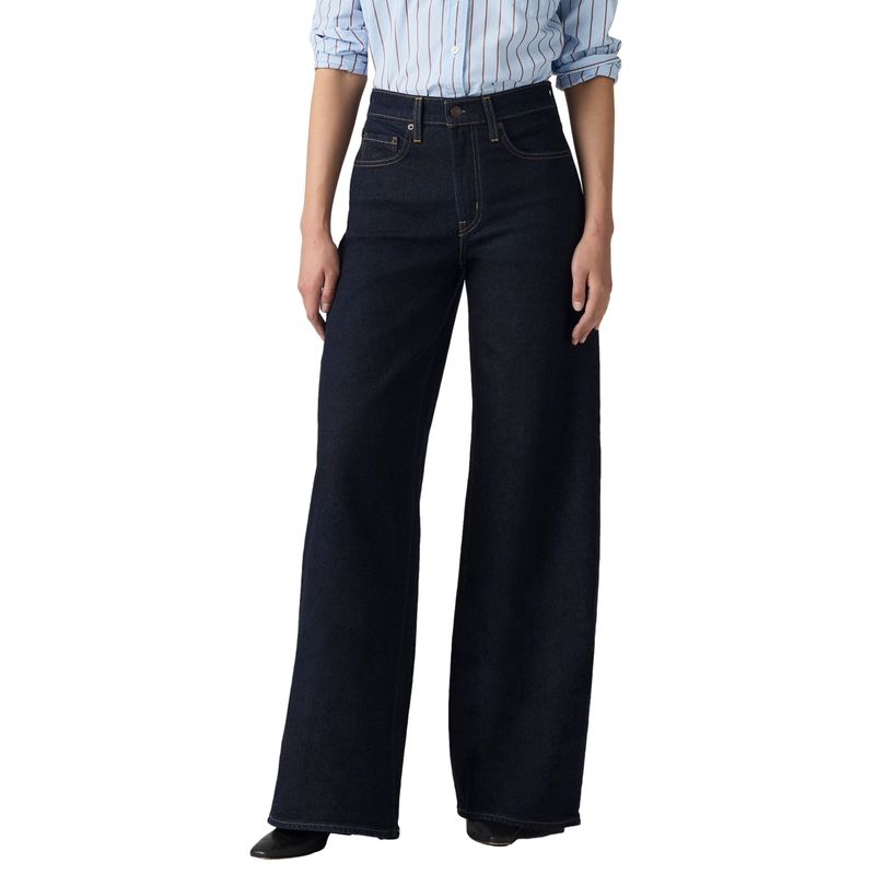 LEVIS - Jeans Mujer 728 Hr Wide Leg Azul Levis
