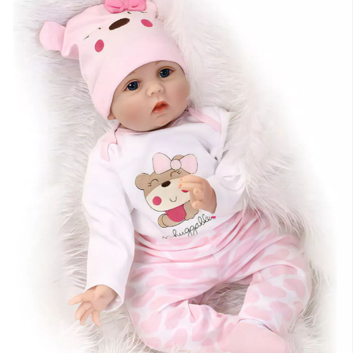 GENERICO - Muñeca Npk Bebé Reborn 55cm Cuerpo Completo Silicona