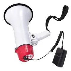 MLAB - Megafono Recargable 7292 de 25W - Blanco