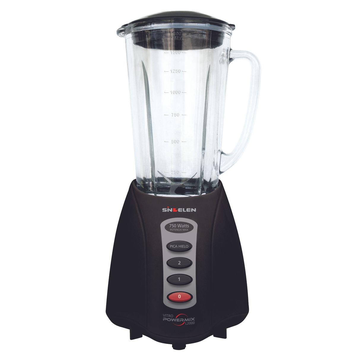 SINDELEN - Licuadora Jarro Vidrio Sindelen L-2000vng 750w 1.8lt.