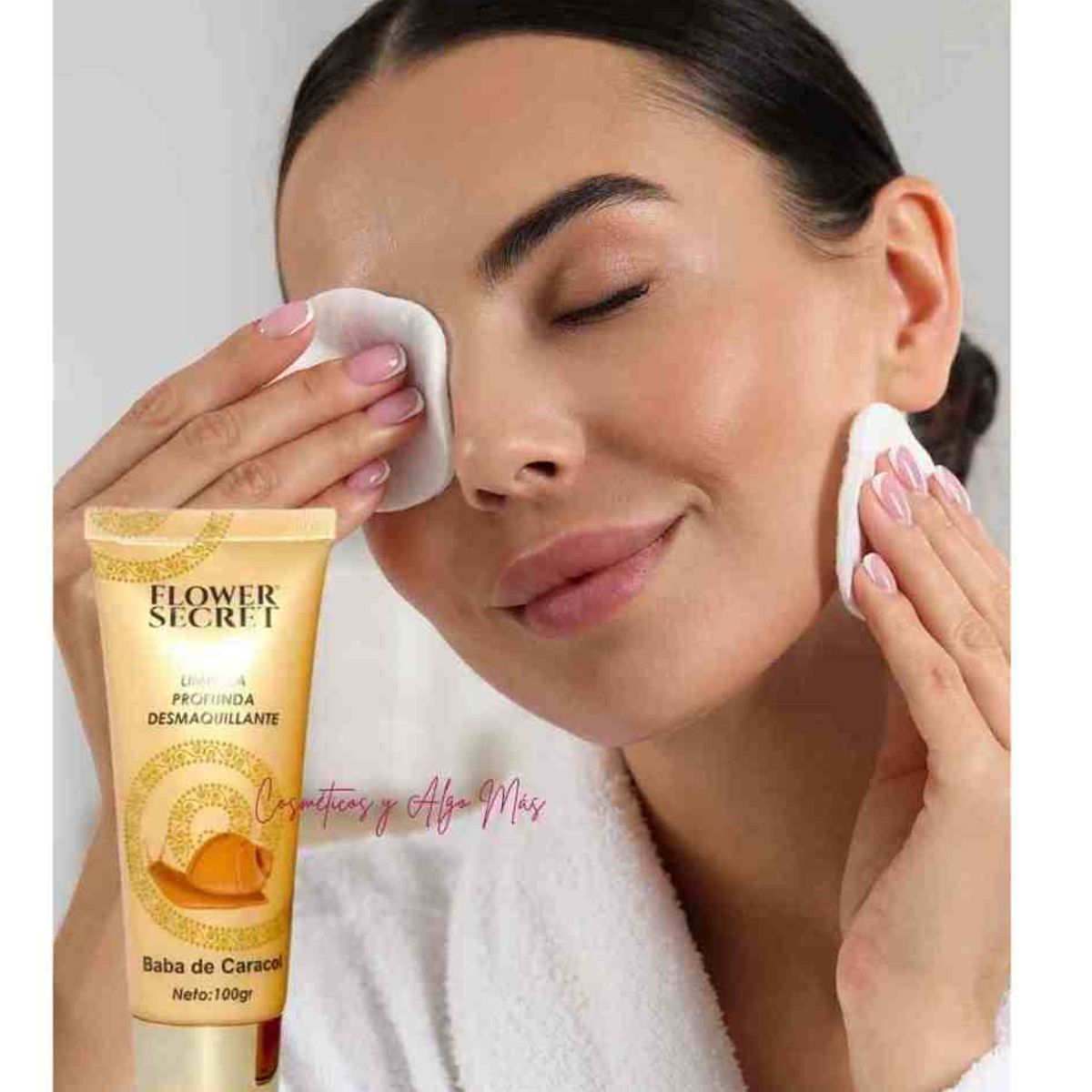 GENERICO - Desmaquillante de limpieza profunda baba de caracol