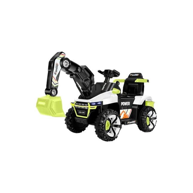 GENERICO - Coche juguete eléctrico niños excavadora música bluetooth mu