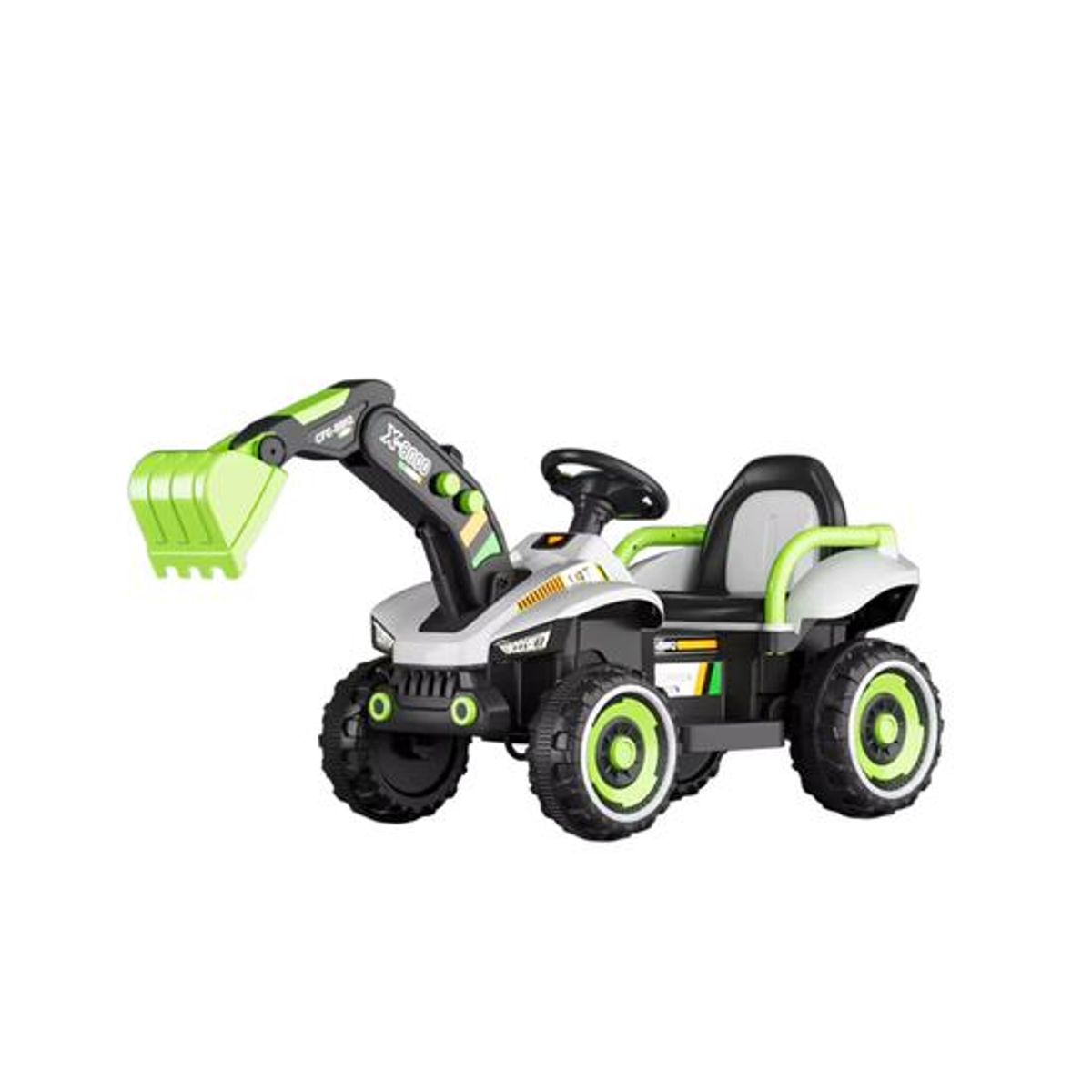 GENERICO - Coche juguete eléctrico niños excavadora música bluetooth mu