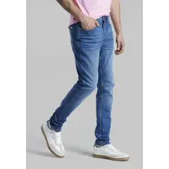 FEROUCH - Jeans New Jersey Sport Azul