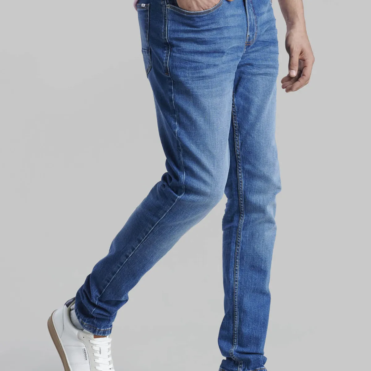 FEROUCH - Jeans New Jersey Sport Azul Ferouch