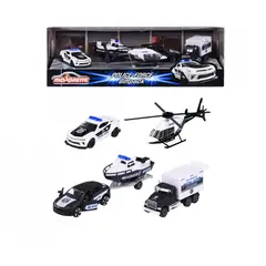 MAJORETTE - S4t 4 Autos Patrulla Force