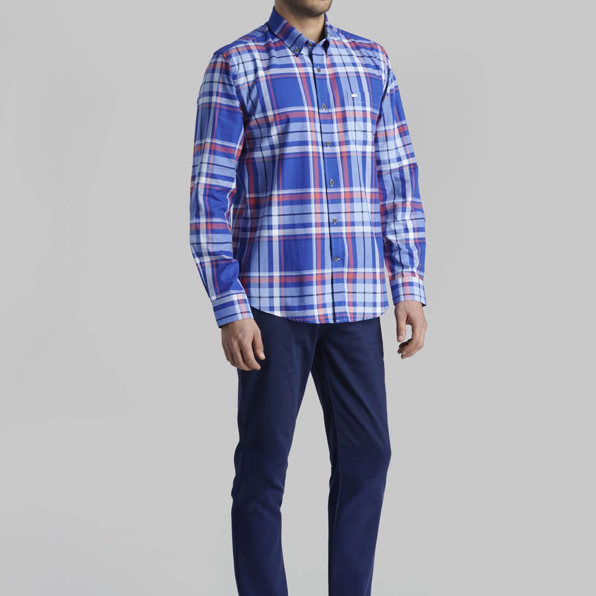 FEROUCH - Camisa Long Beach Azul Ferouch