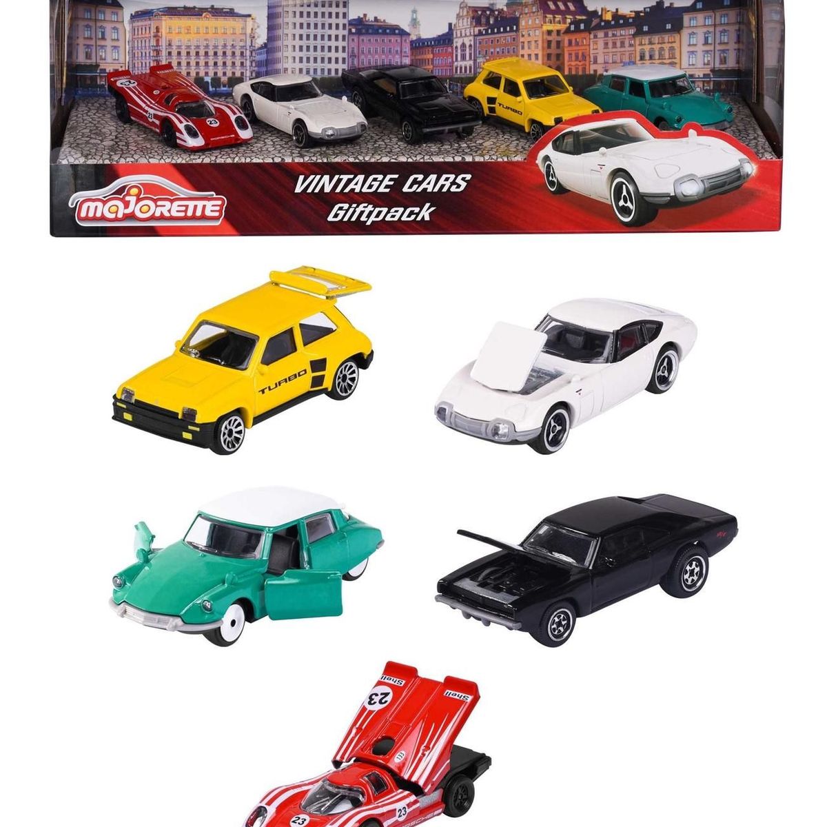 MAJORETTE - Set 5 Autos Vintage Majorette