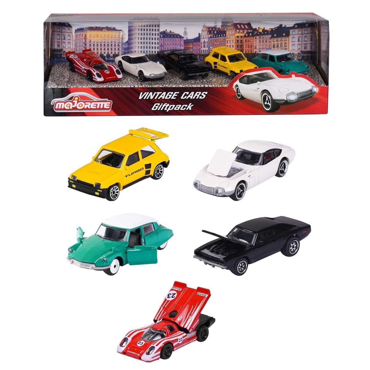 MAJORETTE - Set 5 Autos Vintage Majorette