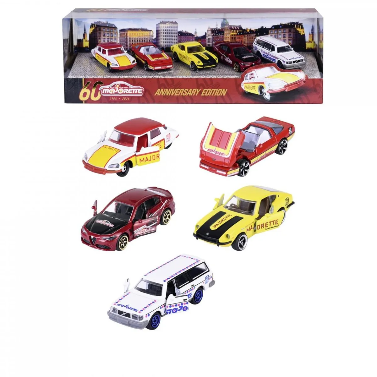 MAJORETTE - Set 5 Autos Anniversary Premiun Majorette
