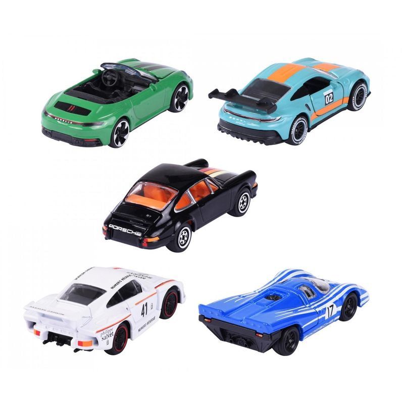 MAJORETTE - Set 5 Mini Porshe Majorette