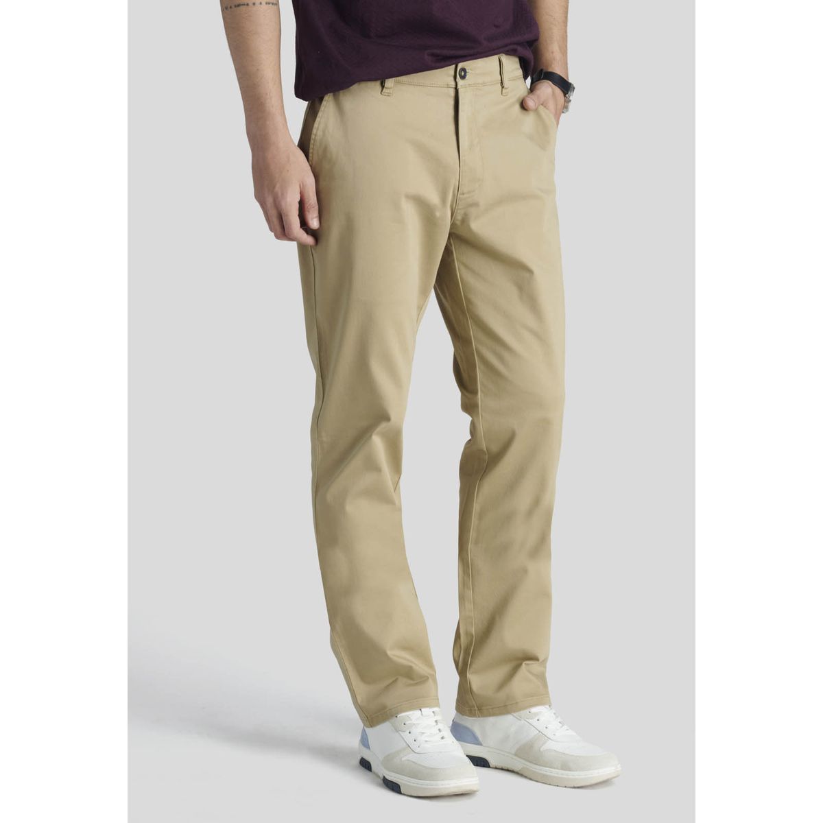 NEW MAN - Pantalón Bagneaux Regular Heritage Beige New Man