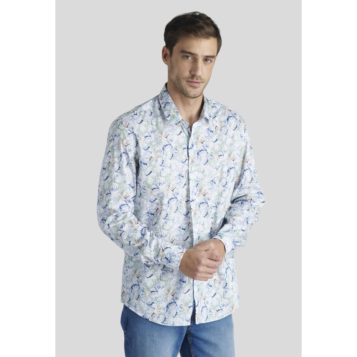 NEW MAN - Camisa Cardiff Avant-Garde Blanco New Man