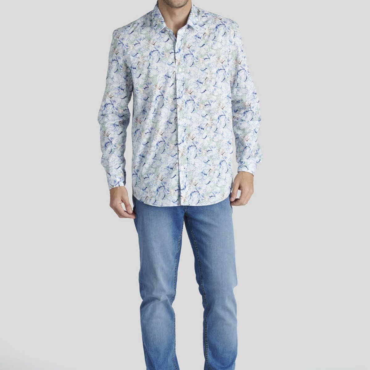NEW MAN - Camisa Cardiff Avant-Garde Blanco New Man